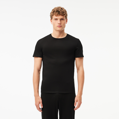 Набор мужских домашних футболок Lacoste Crew Neck (3шт.) #1