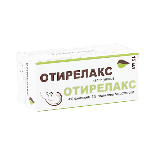 Отирелакс капли ушные 15мл #1