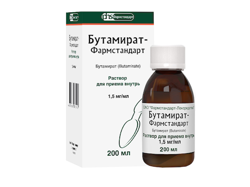 Бутамират-Фармстандарт раствор для приема внутрь 1,5мг   мл флакон 200мл #1