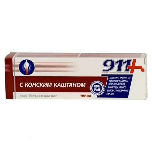 911 бальзам для ног 100мл #1