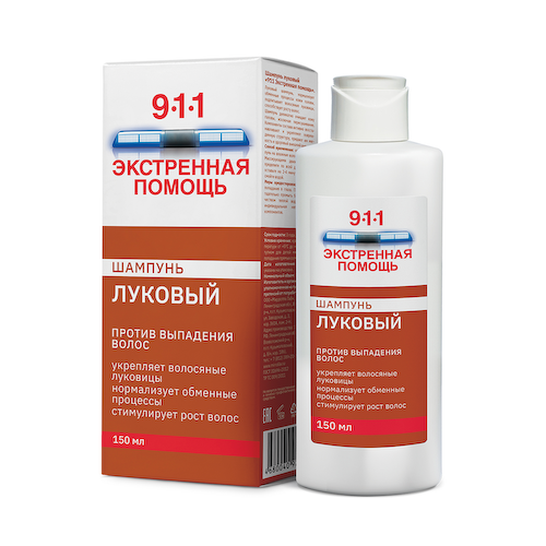911 Экстренная помощь шампунь Луковый 150мл #1
