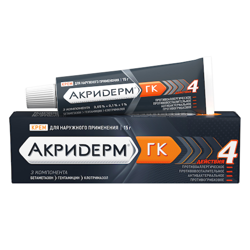 Акридерм ГК крем 15г #1