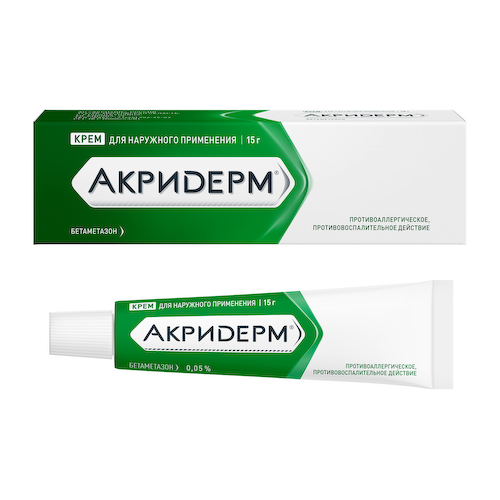 Акридерм крем 15г #1