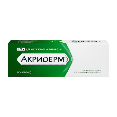Акридерм крем 30г #1