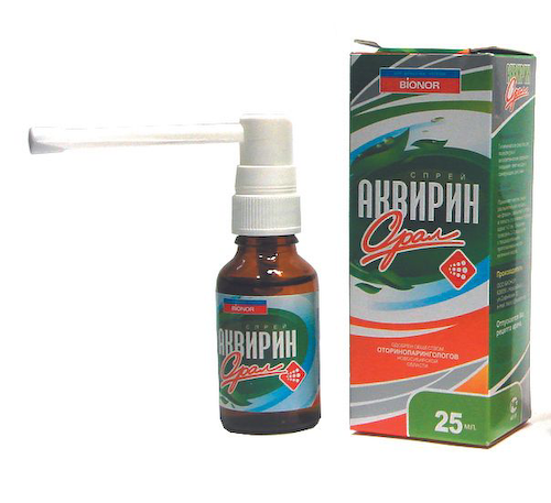 Аквирин орал спрей 25мл #1