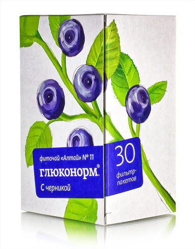 Алтай фиточай №11 Глюконорм черника 2г №30 #1