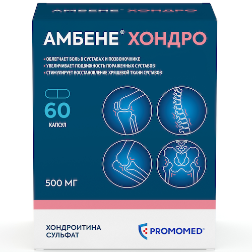 Амбене Хондро капсулы 500мг № 60 #1