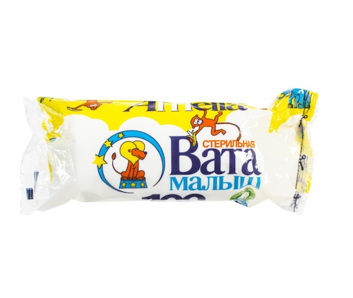 Амелия вата Малыш для детей стерильная хлопок 100г #1