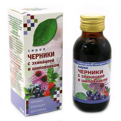 Астромар сироп Черника с эхинацеей и шиповником 100мл #1