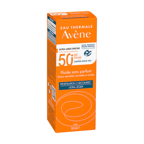Авен Солнцезащитный флюид SPF50+ без отдушек 50мл #1