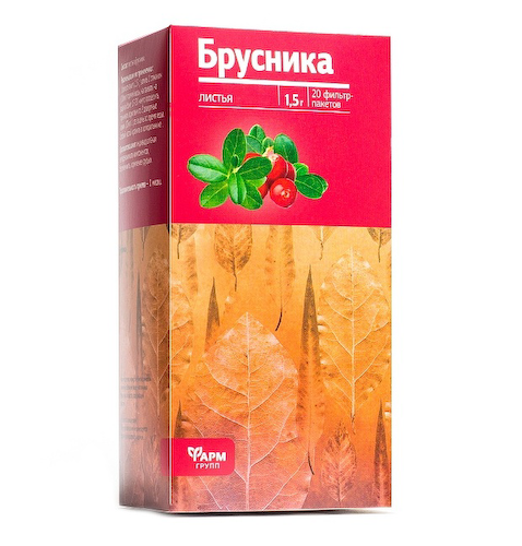Брусника лист фильтр-пакеты 1,5г № 20 #1