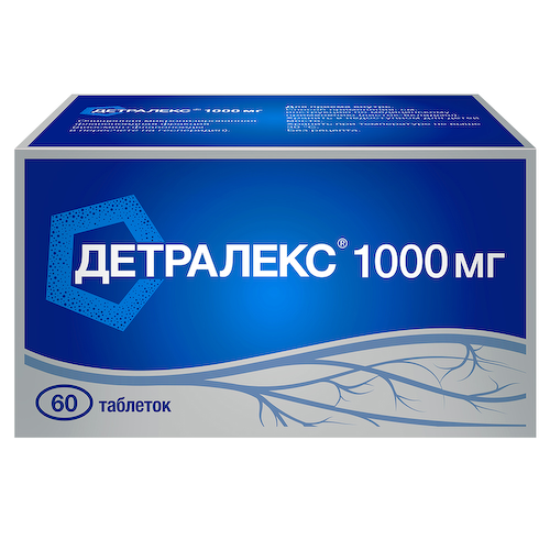 Детралекс таблетки покрытые оболочкой 1000мг №60 #1