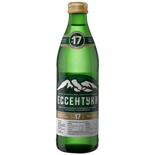 Ессентуки вода минеральная №17 стекло 0,45л #1