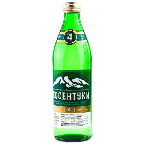 Ессентуки вода минеральная №4 стекло 0,45л #1
