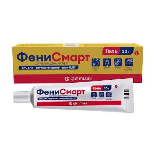 Фенисмарт 0,1% гель для наружного применения 30г #1