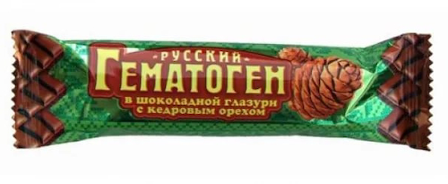 Гематоген Русский кедровый орех 40г #1