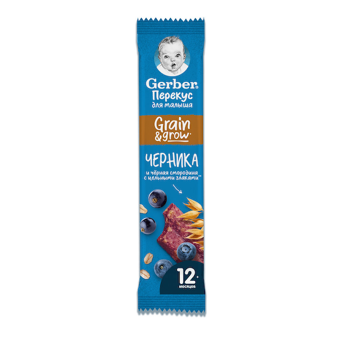 Гербер батончик черника черная смородина 25г #1
