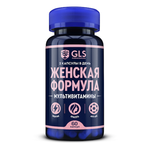 GLS женская формула мультивитамины капсулы 430мг № 60 #1