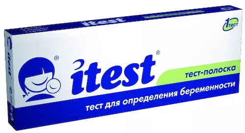 Итест тест-полоска для определения беременности #1
