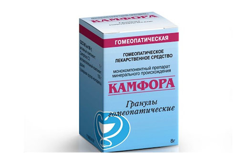 Камфора гранулы гомеопатические 8г #1