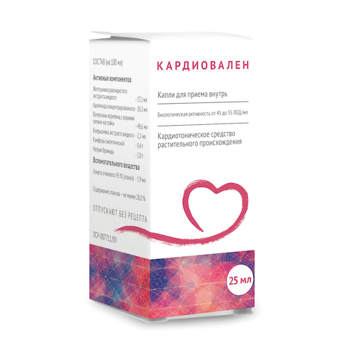 Кардиовален капли 25мл #1