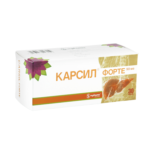 Карсил форте капсулы 90мг №30 #1