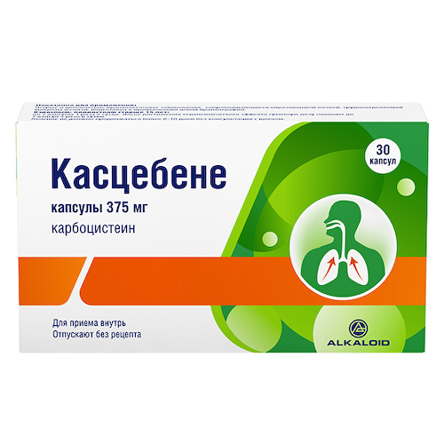 Касцебене капсулы 375мг № 30 #1