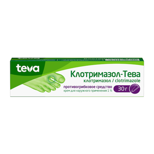 Клотримазол-Тева крем 1% 30г #1