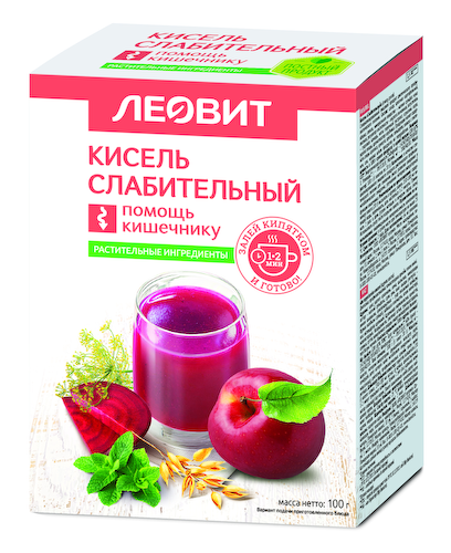 Леовит Кисель Слабительный 20г №5 пакет #1