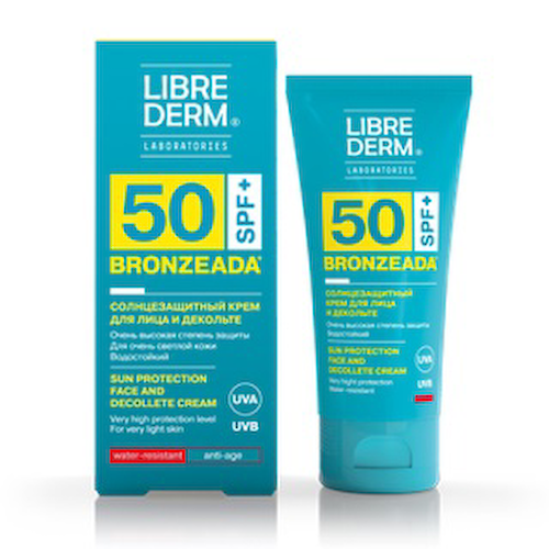 Либридерм Бронзиада солнцезащитный крем для лица и зоны декольте SPF50 50мл #1