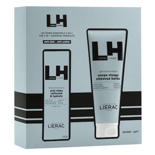 Lierac Homme набор гель для лица и кожи контура глаз увл. и тониз. 50мл + гель для душа тела и волос 200мл #1