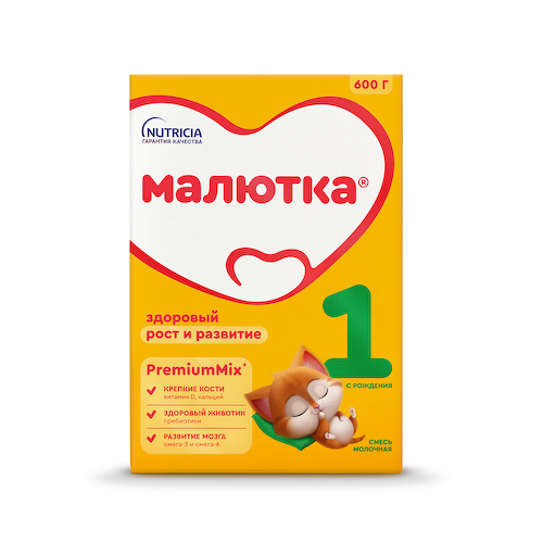Малютка смесь молочная Малюткa-1 600г #1