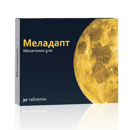 Меладапт таблетки покрытые оболочкой пленочной 3мг № 30 #1