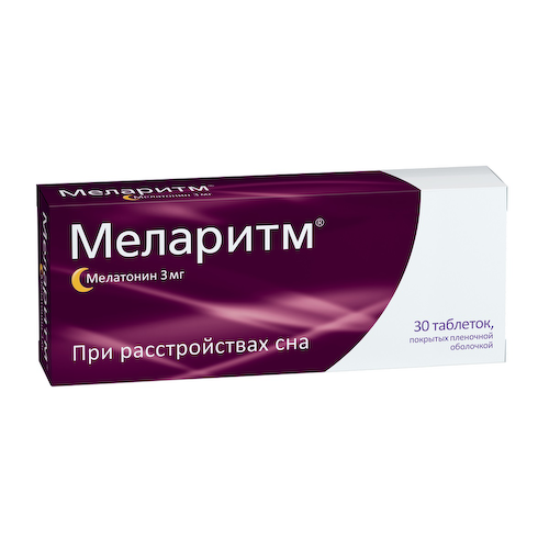 Меларитм таблетки покрытые оболочкой пленочной 3мг № 30 #1