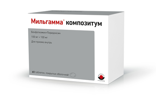 Мильгамма композитум таблетки покрытые оболочкой 100мг №60 #1