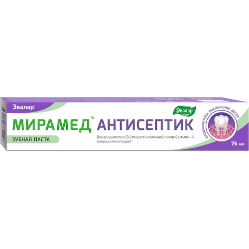 Мирамед Антисептик паста зубная туба 75мл #1