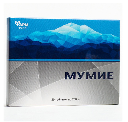 Мумие таблетки 0,2г № 30 #1