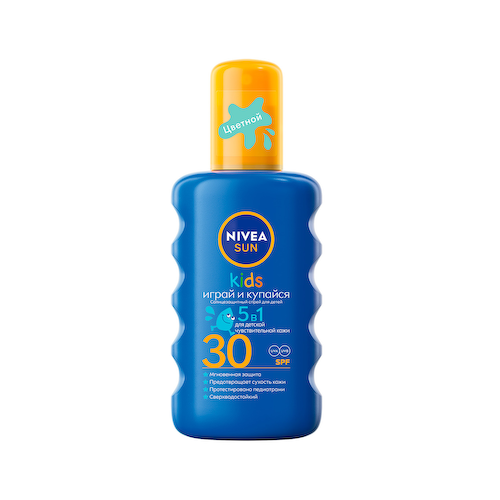 Нивея Сан спрей солнцезащитный для детей SPF30 200мл 85403 #1