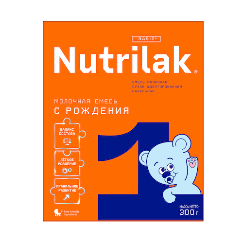 Нутрилак 1 смесь молочная 0-6 мес 300г #1