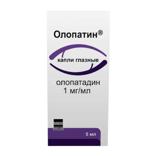 олопатин 0,001   мл 5мл флак   кап капли глазные #1