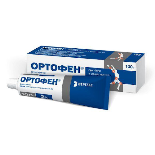 Ортофен мазь для наружного применения 2% туба 100г #1