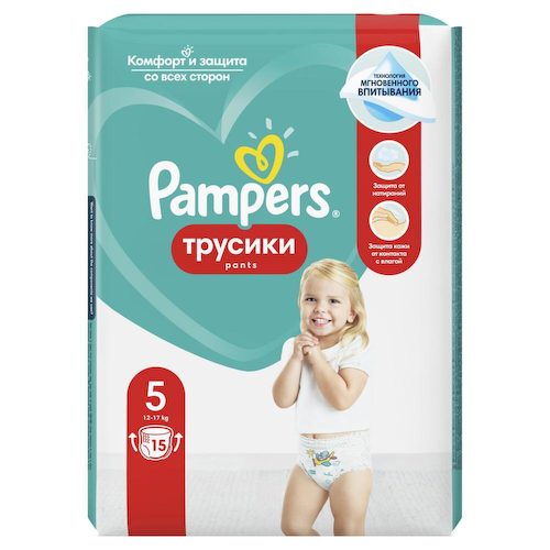 Памперс подгузники-трусики для мальчиков и девочек 12-18кг 12-17кг №15 #1