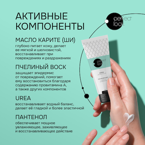 Перфект Лук крем для рук и ногтей увлажняющий глубокое увлажнение 75мл #1