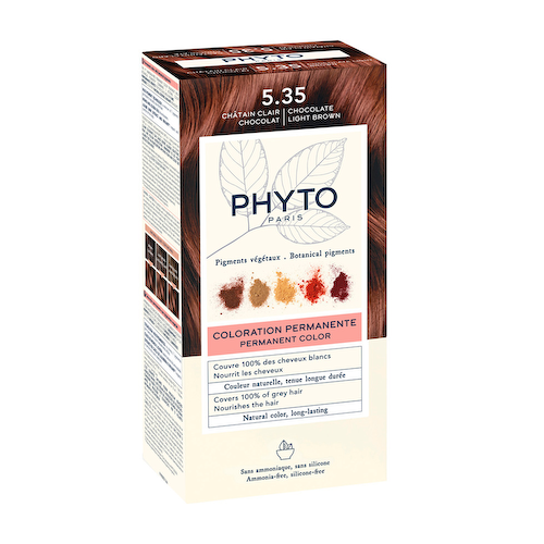 PHYTO крем-краска для волос тон 5.35 Шоколадный cветлый шатен 50   50   12мл #1