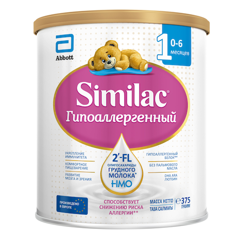 Симилак смесь молочная 1 гипоаллергенная 0-6мес 375г #1