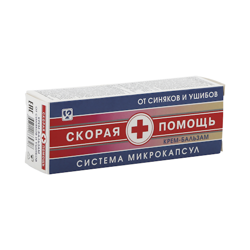 Скорая помощь против синяков ушибов крем-бальзам для тела 75мл #1