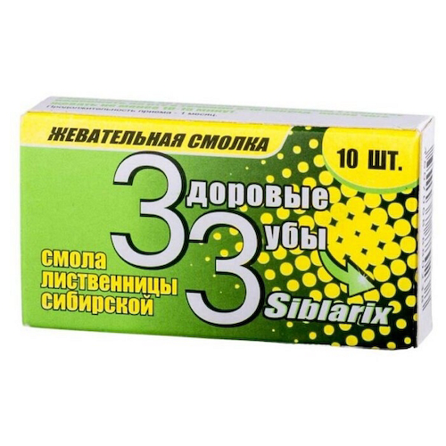 Смолка жевательная Здоровые зубы №10 #1
