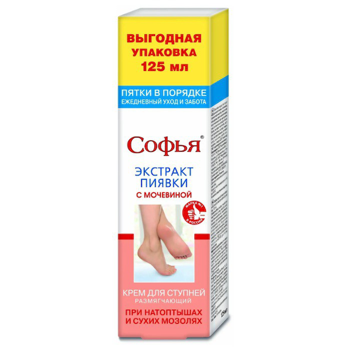 Софья крем для ступней пиявка мочевина 125мл #1
