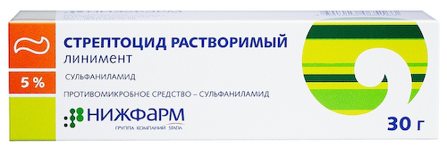 Стрептоцид линимент 5% 30г #1