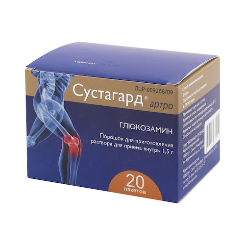 Сустагард порошок для раствора для приема внутрь 1,5г № 20 #1